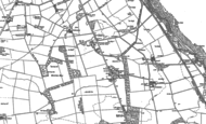Old Map of Scremerston, 1897