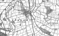 Old Map of Scrooby, 1885