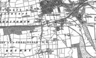 Old Map of Scunthorpe, 1885 - 1886
