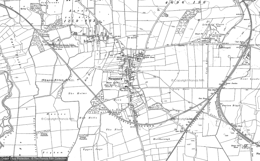 Old Map of Seamer, 1889 - 1890 in 1889