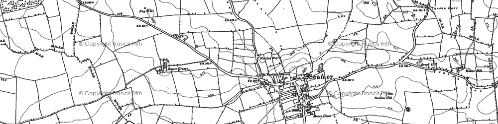 Old map of Seamer in 1893