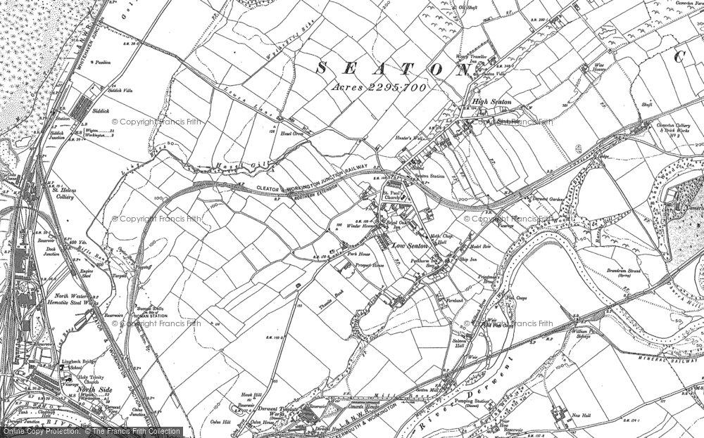 Old Map of Seaton, 1899 - 1923 in 1899