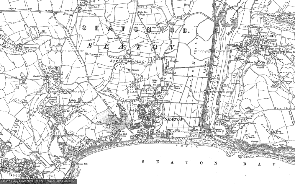 Old Map of Historic Map covering St Dympna's in 1903