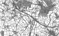 Old Map of Seaton Junction, 1887