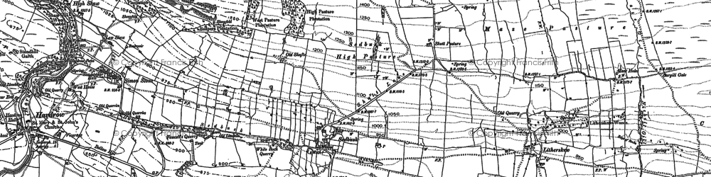 Old map of West Side in 1892