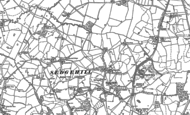 Old Map of Sedgehill, 1923 - 1924
