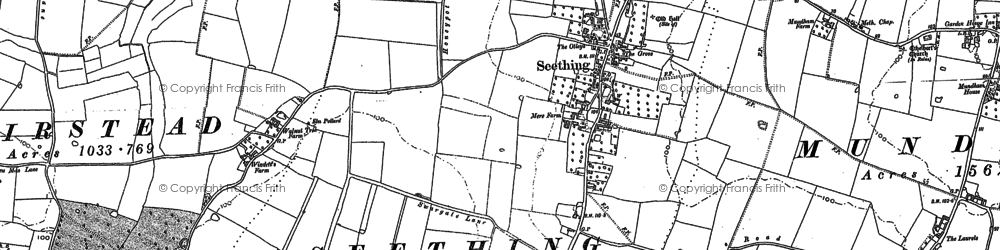 Old map of The Ling in 1884