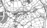 Old Map of Sellack, 1887