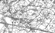 Old Map of Sellindge, 1896 - 1906