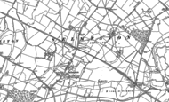 Old Map of Selmeston, 1898