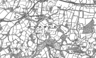 Old Map of Semley, 1900 - 1924