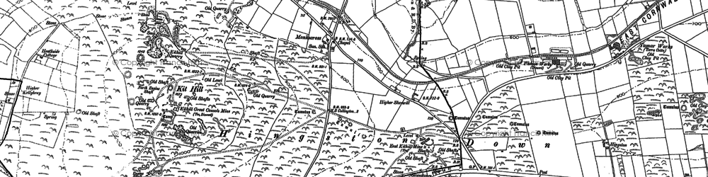 Old map of Sevenstones in 1905