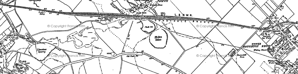 Old map of Sewell in 1881