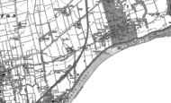 Old Map of Sewerby, 1909
