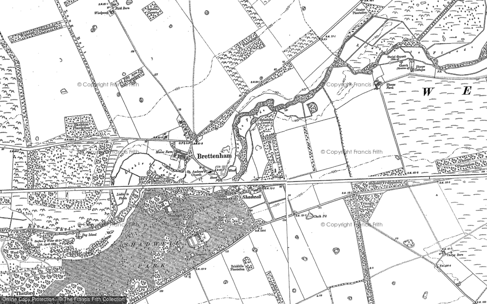 Old Map of Shadwell, 1883 - 1903 in 1883