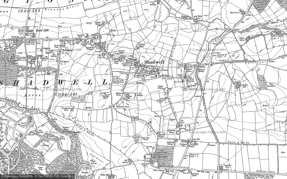 Old Map of Shadwell, 1892 in 1892