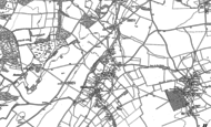 Old Map of Shalbourne, 1909 - 1922