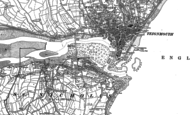 Old Map of Shaldon, 1904