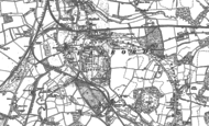 Old Map of Shalford, 1895