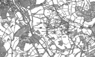 Old Map of Shamley Green, 1895
