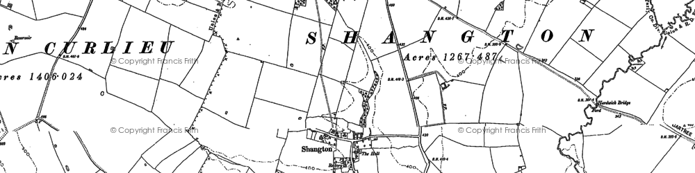 Old map of Care Village in 1885