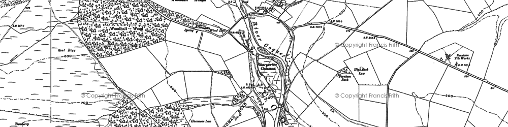 Old map of Sharperton in 1896