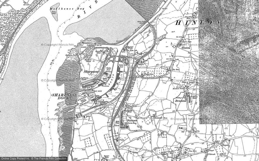 Old Map of Sharpness, 1879 - 1882 in 1879
