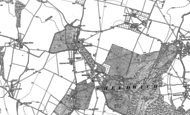 Old Map of Sheldwich Lees, 1896