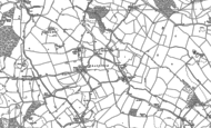 Old Map of Shelfield, 1885