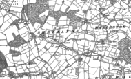 Old Map of Shelland, 1883 - 1884