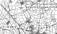 Old Map of Shelton Lock, 1899