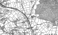 Old Map of Shelton under Harley, 1877 - 1879