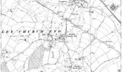 Old Map of Shenley Church End, 1898 - 1924