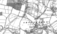 Old Map of Shepperton, 1912 - 1913
