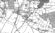 Old Map of Sherborne St John, 1894