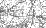 Old Map of Sherburn Grange, 1895 - 1896