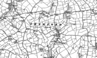 Old Map of Sherford, 1884 - 1905