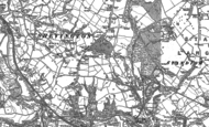 Old Map of Shevington, 1892