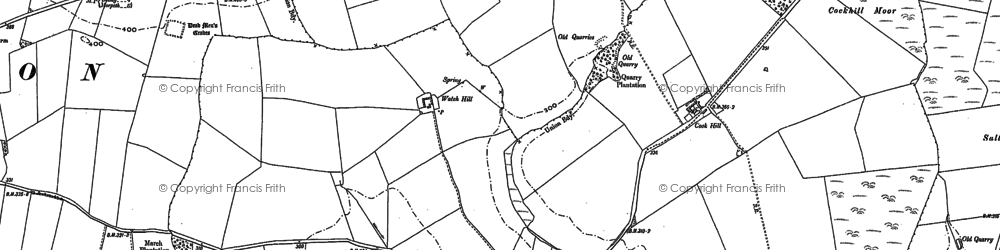 Old map of Broadlaw in 1896