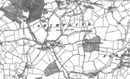 Old Map of Shimpling, 1884
