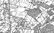 Old Map of Shirrell Heath, 1895 - 1911