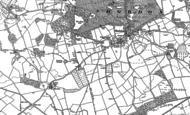 Old Map of Shobdon, 1885