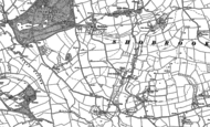 Old Map of Shobrooke, 1887 - 1888