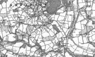 Old Map of Shrawley, 1883