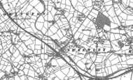Old Map of Shrewley, 1886