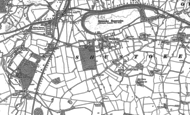 Old Map of Shustoke, 1886 - 1902