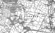 Old Map of Sibdon Carwood, 1883