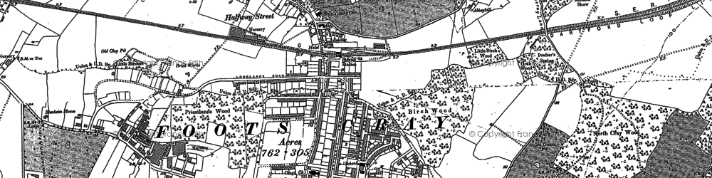 Old map of New Eltham in 1895
