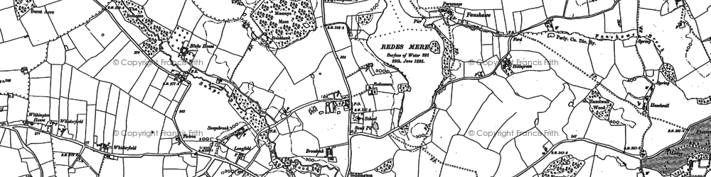 Old map of Siddington in 1897