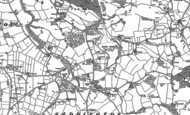 Old Map of Siddington, 1897
